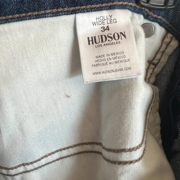 Hudson Holly Wide Leg Cropped Jeans - Picture 8 of 8